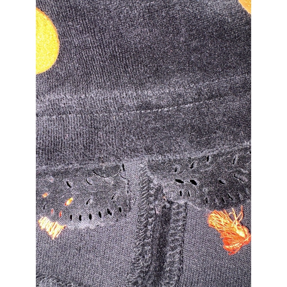 POTTERY BARN Kids Butterfly Dress Size 4-6 Black Orange Velvet Costume Only READ - Picture 14 of 16